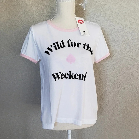 Wildfox Wild for the weekend t-shirt - Picture 1 of 5